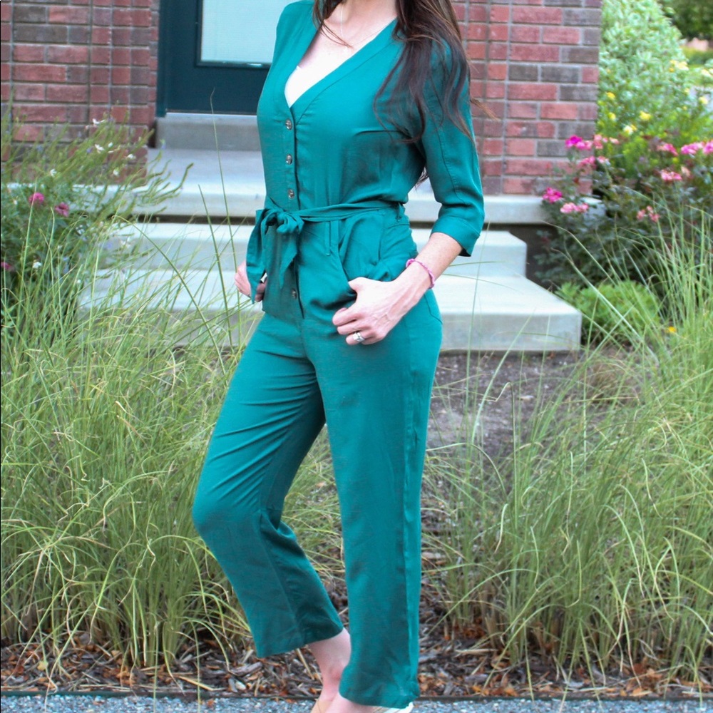 Soft Green Jumpsuit